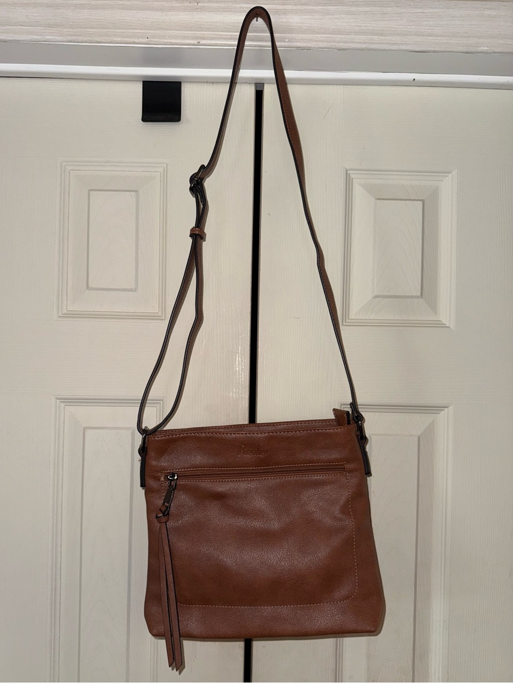 Realer Brown Crossbody Bag